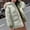 Green, variant on Women's Thickened Long Down Jacket Down Coat Hooded Puffer Jacket Length Over-the-knee Lightweight Loose Cold-proof Warm Thickened Hooded with Zipper