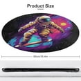thumbnail image 2 of Space Astronaut Round Rugs -Washable Non-Slip Small Round Area Rug Throw Soft Circle Rugs for Bedroom, Modern Print Indoor Carpet for Entryway Sofa Living Room, 2 of 7