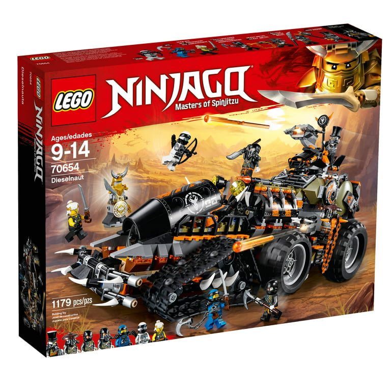 Ninjago Dieselnaut 70654 Ninja Warrior Tank Building Toy - Walmart.com