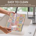 thumbnail image 4 of Placemat, Pioneer Flower Floral Print Pattern Place Mats Table Mat Set Of 2, PVC Washable Placemats for Party Kitchen Dining Decoration, 18x12 Inch, Fade Resistant, 4 of 6