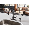 thumbnail image 1 of Noell Single-Handle Standard Kitchen Faucet with Side Sprayer in Mediterranean Bronze, 1 of 8