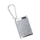 thumbnail image 2 of Cenicero portátil con llavero de aleación de aluminio, cenicero de bolsillo con diseño en relieve plateado., 2 of 14