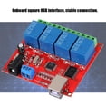 thumbnail image 4 of USB Commutateur Module Contrôleur P Relais Lecteur Expansion Board4 Canal 24V Ordinateur Intelligent 4 Canaux Carte, 4 of 8