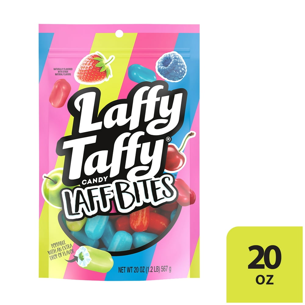 Laffy Taffy Laff Bites Candy, 20 oz