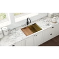 thumbnail image 2 of Ruvati 27in Polished Brass Matte Gold Workstation Undermount Kitchen Sink Single Bowl, 2 of 13