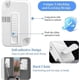 thumbnail image 3 of 2 Pcs Child Safety Window Locks, Adjustable Child Window Protection Locks, Strong Adhesive Fridge Lock for Door Lock Cupboard Cabinet Drawer Washer, 3 of 5