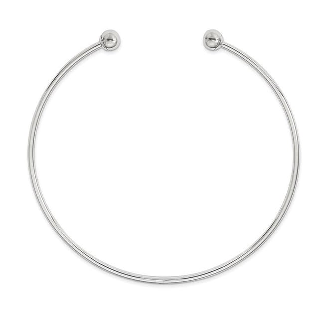 Collier Manchette & Choker à Reflets en Argent Sterling