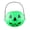 Green, variant on XMMSWDLA Halloween Pumpkin Bucket Plastic Pumpkin Bucket Halloween Candy Bucket with Handle Bucket Small Portable Decorative Pumpkin Bucket Party Favor
