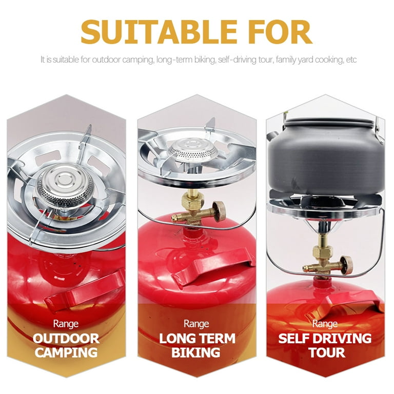 Liquefied Gas Burner Windproof Camping Stove Mini Cooking Utensils