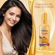 Nisha Argan Oil Eversilk Hair Serum, Man and Women, All Hair Types, 3.38 fl oz