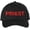 Black/Red, variant on Priest Embroidered Baseball Cap | Text Father Pastor Leader Group Church Trip Structured Cap (Grey/Black)