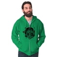 thumbnail image 5 of Cosmos Astronaut Space Stylish Zip Up Hoodie Men's Women's Brisco Brands X, 5 of 6