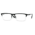 thumbnail image 5 of BURBERRY BE1344 1333 Brunel Matte Blue Demo Lens 55 mm Men's Eyeglasses, 5 of 6
