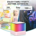 thumbnail image 7 of Mini Karaoke Machine, Portable Bluetooth Karaoke Speaker with 2 Wireless Microphones and Party Lights for Kids and Adults Xmas Birthday Gifts for Girls Boys Family Home Party, 7 of 7
