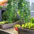 thumbnail image 7 of Zikebtuy Large Tall Garden Arch Trellis for Climbing Plants Outdoor, 87in Tall Metal Garden Arbor Wedding Arches for Lawn, Party, Backyard Decoration, 7 of 7