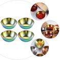 thumbnail image 2 of MasteelfCA 4PCS Stainless Steel Sauce Dish Practical Multi-functional Dipping Bowl, 2 of 8