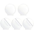 thumbnail image 4 of Round Led Light Bases 5Pcs Simple Style Acrylic Transparent Night Light Accessory for Home, 4 of 8