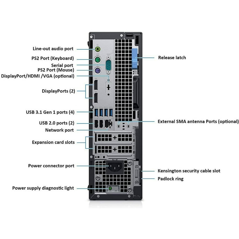 Dell OptiPlex 7070 SFF Desktop Computer | Intel Hexa-Core i5-9500