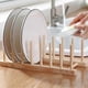 thumbnail image 2 of Kitchen Dish Drain Rack Dinnerware Storage Organizer Plate Drying Shelf Wooden Book Cups Display Stand Drainer Holder B, 2 of 5