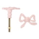 thumbnail image 1 of Perillas de lazo, tiradores de cajón de metal, lindas perillas decorativas para gabinetes, rosa, 1 of 6