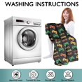 thumbnail image 6 of Wearable Oversized Blanket,Multicolor Controllers Games Text Black Pattern Wearable Blanket Hoodie for Adults,Cozy Hooded Blankets with Super Pockets,Super Warm Fuzzy Pullover for Women & Men, 6 of 6