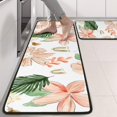 thumbnail image 2 of Kitchen Rugs Sets Of 2,Pioneer Flower Floral Print Pattern Anti Fatigue Kitchen Mat Rugs Non Slip Washable,Decorative Kitchen Floor Mats for Kitchen,Sink,Laundry,17"x47"+17"x47", 2 of 5