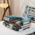thumbnail image 5 of Manfei Kawaii Camper Zipper Full Size Comforter Sets with Fitted Sheet and 2 Pillowcases,Cute Adventure Car Zipper Bedding Set,Light Blue Beige,Reversible, 5 of 7
