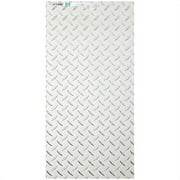 National Hardware 24" x 12" Polished Aluminum Diamond Plate Sheet Metal, Green