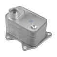 thumbnail image 1 of Enfriador de aceite de motor compatible para Volkswagen Jetta de aleación de aluminio tono plateado enfriador de aceite de transmisión, 1 of 6