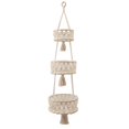 thumbnail image 2 of 3 Tier Hanging Fruit Basket for Kitchen Organizing  Macrame Hanging Basket for Storage Fruits  Veggies  Keep Produce Fresh  47 Inches Boho Decor Hanging Baskets for Hanging Indoor Plant, 2 of 11