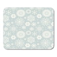 thumbnail image 1 of NUDECOR Christmas Cute Snowflakes Light Blue Winter for Your Designs Mousepad Mouse Pad Mouse Mat 9x10 inch, 1 of 1