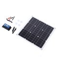 thumbnail image 2 of Dual USBDC Solar Panel Kit,30W Solar Panel Kit Solar Panel Kitwith A Controller W Solar Panel A Controller Versatile Functionality, 2 of 14