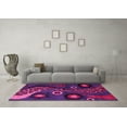 thumbnail image 3 of Ahgly Company Indoor Rectangle Oriental Pink Modern Area Rugs, 3' x 5', 3 of 4