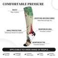 thumbnail image 2 of Pofeuu Christmas Card With Gnomes Print Compression Socks for Women & Men Circulation - Best Support for Nurses,Running,Athletic,Sports, 2 of 7