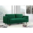 thumbnail image 4 of Meridian Furniture Emily Velvet Sofa-Color:Grey Velvet,Style:Contemporary, 4 of 11