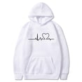thumbnail image 1 of Sudadera con capucha para mujer, con estampado de Halloween, cuello redondo, manga larga, blusa holgada, blusa de poliéster para hombre, 1 of 6