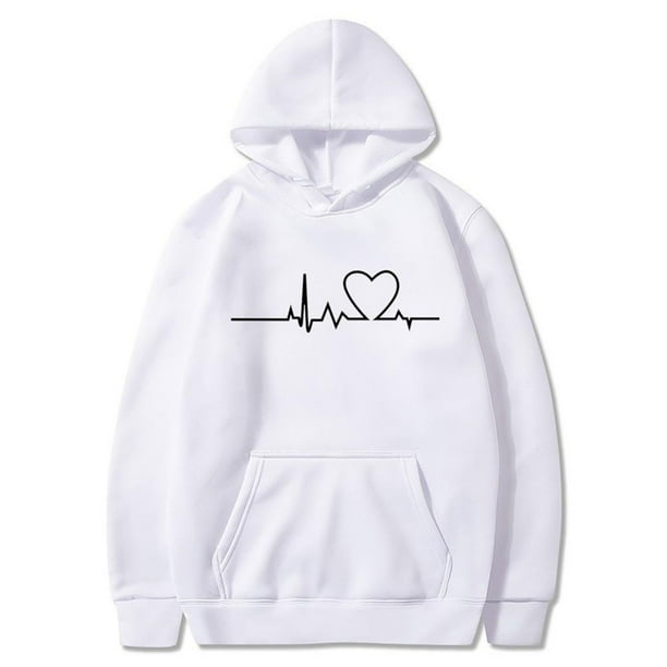 Sudadera con capucha para mujer, con estampado de Halloween, cuello redondo, manga larga, blusa holgada, blusa de poliéster para hombre