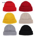 thumbnail image 4 of Gorro de lana de punto estilo hip hop con diseño de sandía de color liso para hombre, invierno, mujer, otoño e invierno, gorro de esquí, 4 of 6