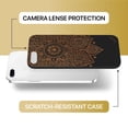 thumbnail image 6 of Case Yard Wooden Case for iPhone-8-Plus Soft TPU Silicone cover Slim Fit Shockproof Wood Protective Phone Cover for Girls Boys Men and Women Supports Wireless Charging Lara Mandala Design, 6 of 7