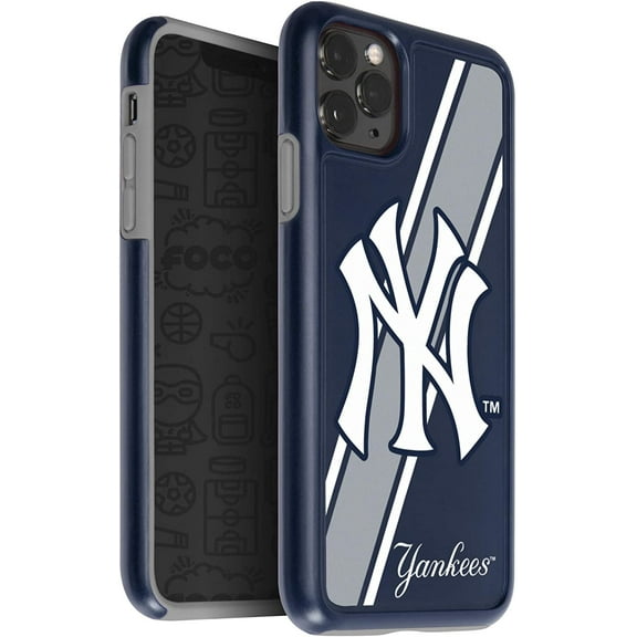 FOCO MLB New York Yankees Hybrid Case for iPhone 11 Pro, X & XS (5.8")