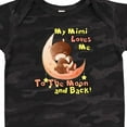 thumbnail image 4 of Inktastic My Mimi Loves Me to the Moon and Back Boys or Girls Baby Bodysuit, 4 of 5