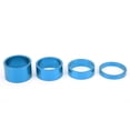 thumbnail image 2 of 4 unids/set arandela de horquilla delantera de bicicleta espaciadores de auriculares 5 10 15 20mm junta de arandela de vástago de auricular azul, 2 of 8