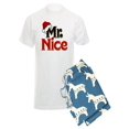 thumbnail image 1 of CafePress - Christmas Mr Nice - Men's Light Pajamas, 1 of 1