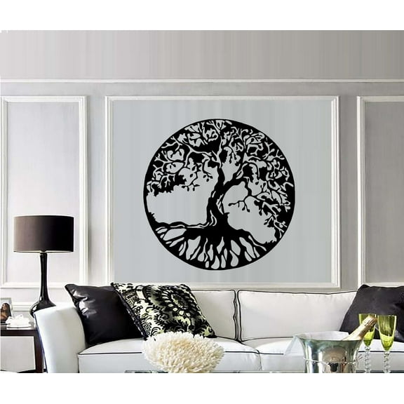 Decal ~ Celtic Tree of Life ~ Wall or Window Decal 22" x 22"
