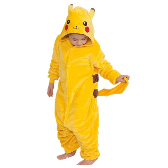 Animal Pajamas One Piece Cosplay Unisex Child Kid Jumpsuits Toddler Hooded Pyjamas