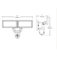thumbnail image 6 of Bazz Smart Home WiFi Outdoor Waterproof Security Light with HD 1080p Camera, Black (WF21200BK), 6 of 6