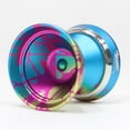 thumbnail image 3 of YoYoFactory Mega Monster Yo-Yo - Super Wide YoYo (Crazy Gum Blue Yellow Pink), 3 of 3