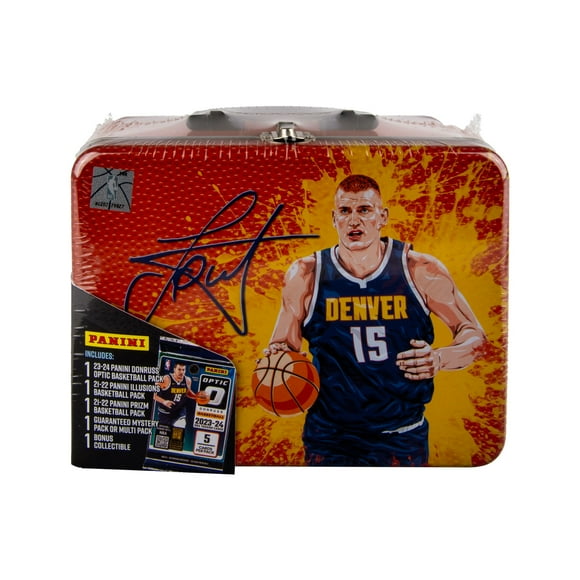 2025 Panini Mystery Basketball Lunchbox Tin - Receive 1 Random Player Lunchbox Tin!