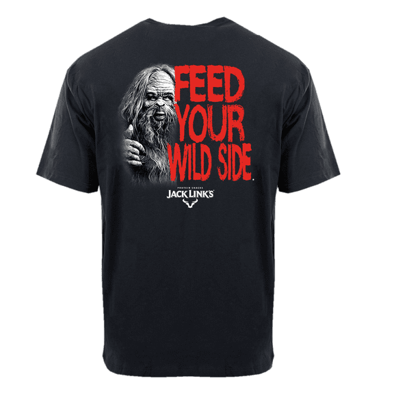 Jack Link's Men's Feed Your Wild Side Sasquatch Short Sleeve T-Shirt