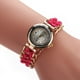 thumbnail image 2 of Reloj de cuarzo para mujer, relojes para mujer, reloj de pulsera analógico de cuarzo con cuerda de punto y cadena, reloj de cuarzo, 2 of 2